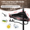 Corner Shower Caddy Tension Pole - Heavy Duty Floor to