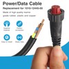 010-12445-00 Power/Data Cable Threaded 4-pin 6 Feet Fits for Garmin