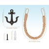 DS. DISTINCTIVE STYLE Nautical Toilet Paper Holder Beach-Themed Wall-Mounted Anchor