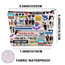 Sturniolo Makeup Bag Chris & Matt & Nick Gifts Team Orange Purple Blue Gifts Sturniolo Merch (Wanna Swing UK)