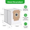 Nukisa 20 Packs Vacuum Bags Replacement Parts Compatible with iRobot