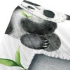AILONEN Kawaii Panda Bedding Set - Twin XL Size, Black