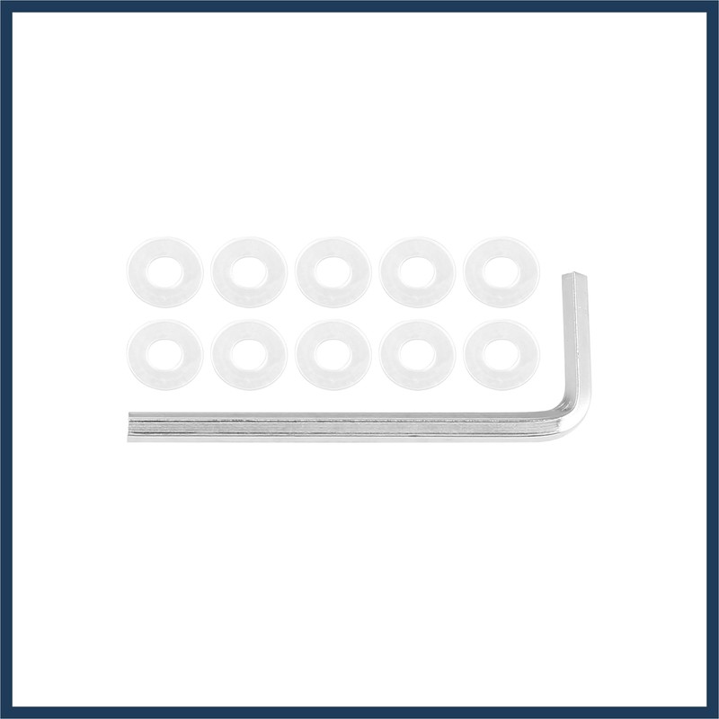 INFINAUTO 10pcs M5 Motorcycle Windscreen Screw Fairing Windscreen Bolt Black