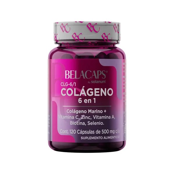 Colageno Marino 6 En 1 Vitamina C, A Biotina 120