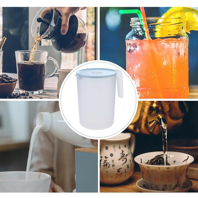 Plastic Jug with Lid, Water Jug Plastic Jug 2.5 L,