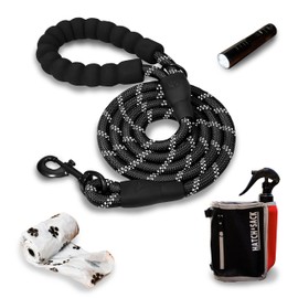 Hatch A Sack Dog Leash Bag, Multi Use Leash Pouch with Bag Dispenser, Treat Pouch, Flashlight, Spray Bottle, Pouch with Pockets, Holder Fits Most Leashes