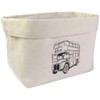 Large 'UK Bus' Canvas Organiser/Storage Bag (OR00032159)