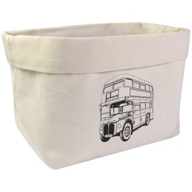 Large 'UK Bus' Canvas Organiser/Storage Bag (OR00032159)