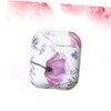 KONTONTY Portable TPU Earphone Case with Flower Pattern Dustproof and