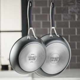 Circulon A1 Series with ScratchDefense Technology Nonstick Induction Frying Pans/Skillet Set, 8.5 Inch and 10 Inch - Graphite, Skillet Set (8.5" & 10")