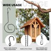 Black Chain for Hanging Plants, 6 PCS Small Chain for