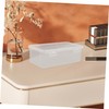 FUNOMOCYA 2pcs Medium Plastic Storage Box Set Office Classroom Container