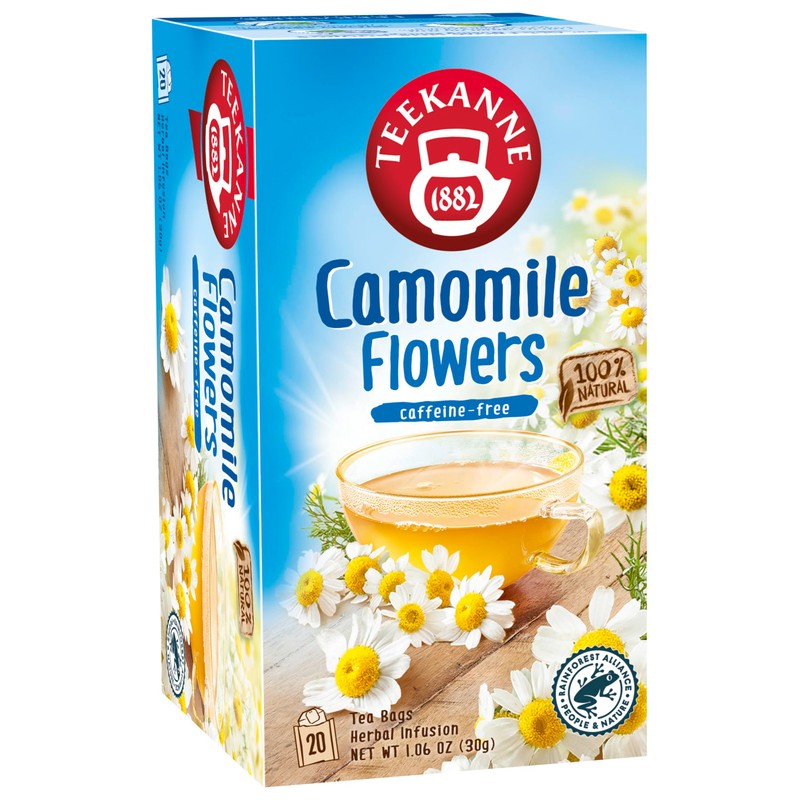 Teekanee Camomile Flowers Herbal Infusion Rainforest Alliance Certified Tea 20