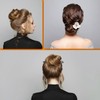 BEoffer French Hair Pin 3PCS Metal Hair Pins for Women