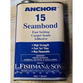 Anchor New Anchor 15 Seambond 1 Quart Carpet Seam Fast Setting Adhesive ~ High Strength