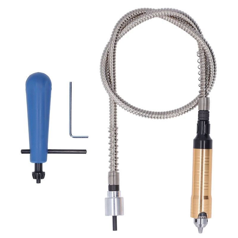 Flex Shaft Extension Chuck Key Adapter Flexible Attachment for Electric
