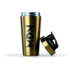 Vaso Shaker Aluminio Dorado Mdn Sports Mezclador Proteínas