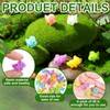 Liliful Mini Resin Dinosaur Figures Small Dinosaur Tiny Dinosaur for