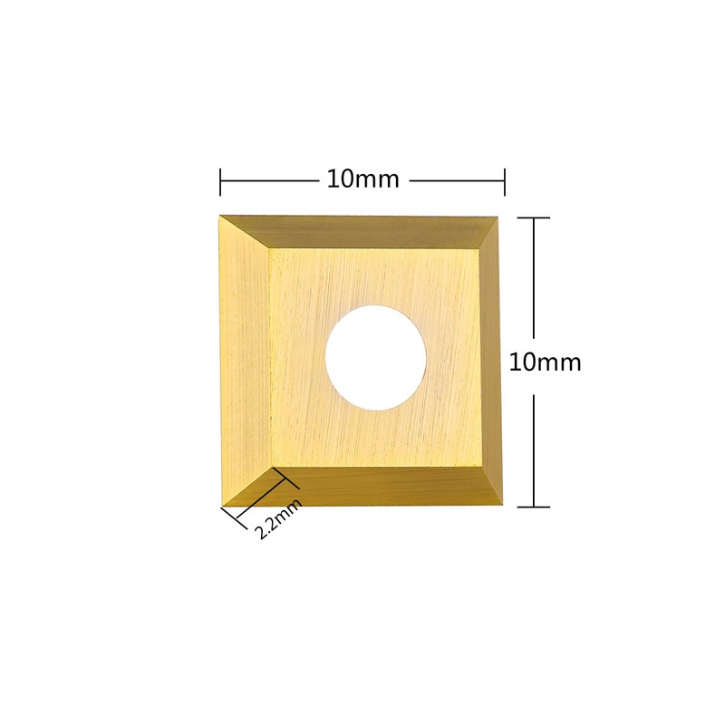 SpeTool 10PCS Square Straight Tungsten Carbide Replacement Insertes with ATS