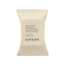 Loved01 Face & Body Salicylic Acid Cleansing Wipes, John Legend Skincare, Oil & Fragrance-Free, No-Rinse, Suitable for Blemish-Prone Skin, 24 wipes