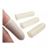 Tech-Med Pre-Rolled Natural White Latex Finger Cots Large Disposable 144/Bx