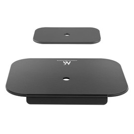 Maclean MC-929 Table Top Reinforcement for Monitor Table Mount Mounting Kit with Non-Slip Pad 11 mm Hole Diameter 190 x 153.5 x 15 mm