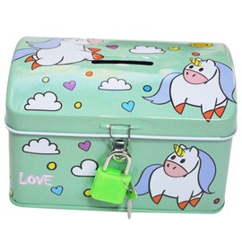 Kisangel Boys and Girls Coin Bank Unicorn Money Box Unicorn for Children Boys Girls Cartoon Style Coin Bank for Birthday Christmas Present Style