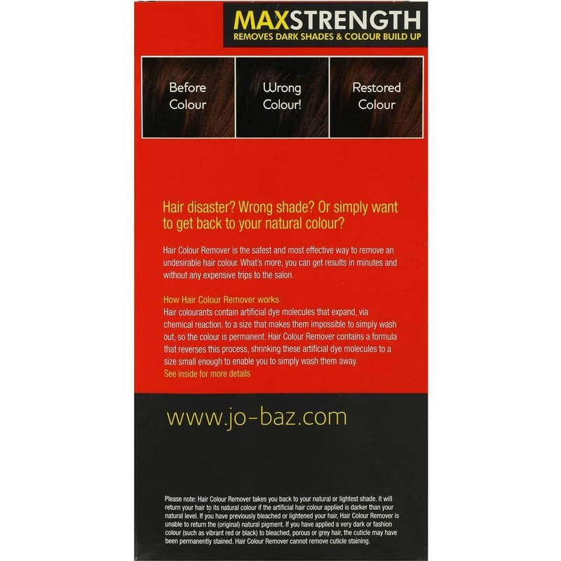 JoBaz Hair Colour Remover Extra Strength Removes Darker Shades &
