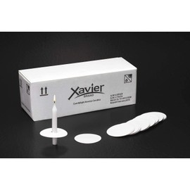 Candlelight Service Candle Bundles (125) 5" x 1/2" White Church Vigil Candles