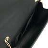 Premium Solid Color PU Leather Clutch Bag Handbag, Black