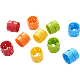 HABA Kullerbü 304801 – Supplementary Set Connection Cuffs, Accessories for All Kullerbü Tracks, Bring Even More Colour and Variety to the Kullerbü Game, from 2 Years