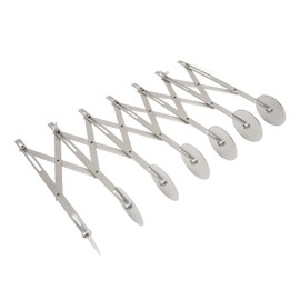 7-Wheel Pastry Cutter, Adjustable Width Multifunctional 7-Wheel Pizza Cutter Flexible Durable Stainless Steel for Pasta