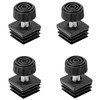 4-Pack Furniture Leveler Chair Leg Leveling Feet Square Tube Insert