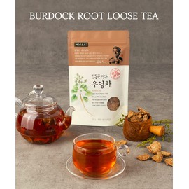 Ssanggye Burdock root Tea 50g, 100% Natural Caffeine Free Dried Roasted Traditional Organic Korean Herbal Tea Herb Vegetable Water Coffee Alternative Savory Soothing Health Benefit Made in Korea