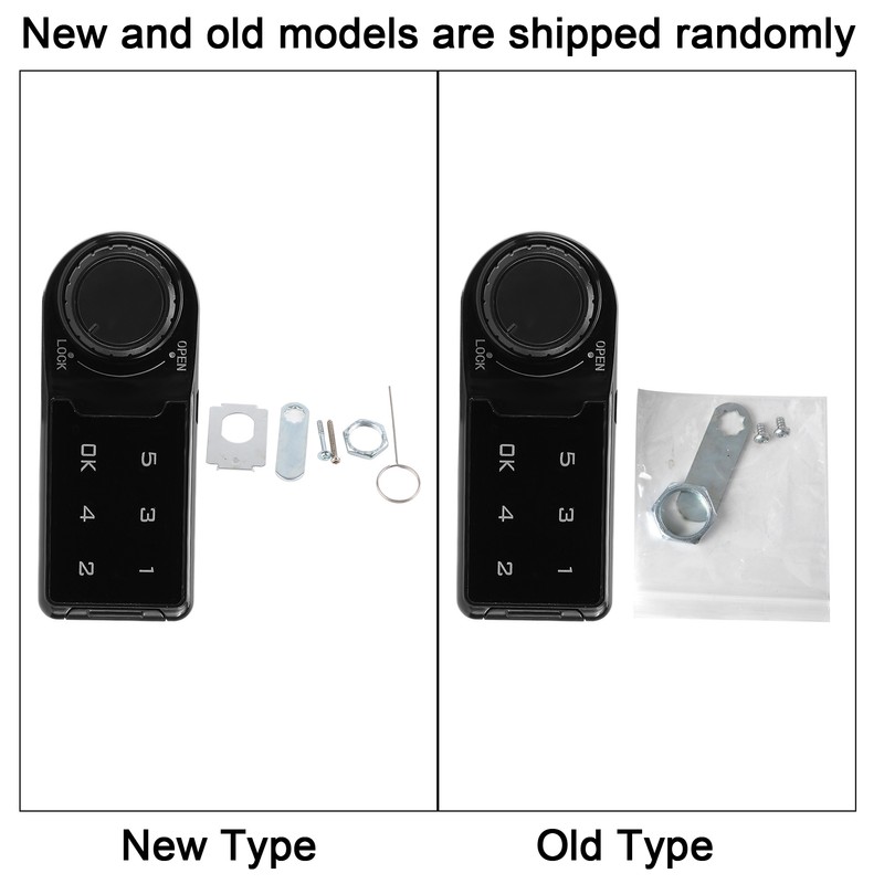 Touch Keyboard Electronic Password Combination Lock for File Cabinet Locker