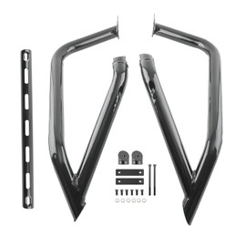 maXpeedingros Heavy-Duty Front Bumper Steel Brush Guard Bumper Protector for 2018-2024 Polaris Ranger 1000 / XP 1000 / Crew XP 1000 / Crew 1000#2882531