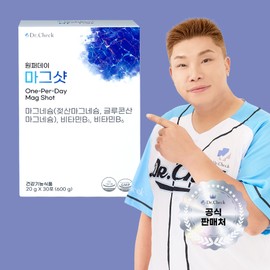 Doctor Check Healthy Dr. Check Najiwan One Per Day Mag Shot Liquid Magnesium Gluconate Vitamin B 30 packets, 1 piece / 닥터체크 나지완 원퍼데이 마그샷 액상 글루콘산 마그네슘 비타민B 30포, 1개