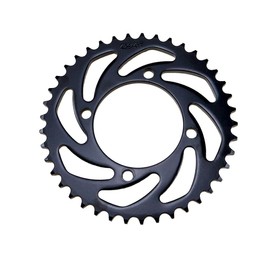 REBEKAMODS 428 Chain 41T Teeth Mini Bike Sprocket 76mm Bore for 428 Chain 50cc 70cc 90cc 110cc 125cc 140cc 150cc Pit Dirt Bike ATV Quad Bike Motorcycle, Rear Chain Sprocket 41T - Black