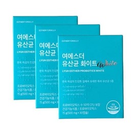 Sellerhub [에스더포뮬러] 여에스더 유산균 화이트 여성 500mg X 30캡슐 3개 /SJ (S36939391) [Esther Formula] Esther Yoo Probiotic White Women 500mg X 30 Capsules 3 Pack /SJ (S36939391)