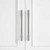 ZAUYX 10-Pack 8 Inch Hole Center Polished Chrome Cabinet Pulls