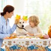 3 Pack Fall Tablecloth for Rectangle Tables, Disposable Fall Pumpkin