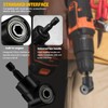 Rierousy 14 pieces 105° angle screwdriver attachment adapter, angle attachment