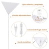 haultop Corner Light, Plug in Overhead Light with Switch, Corner