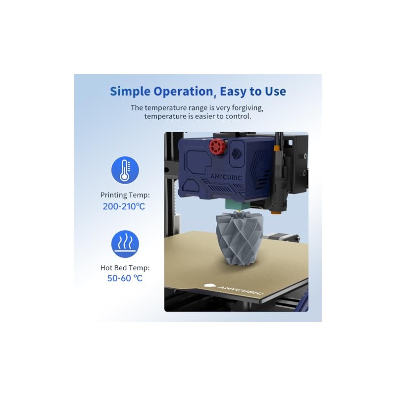 ANYCUBIC PLA Filament 1.75mm Bundle, 3D Printer PLA Filament 1.75mm