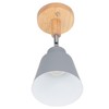 Wall Sconces Modern Minimalist Style Wood Art Decorative Grey Wall