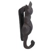 Cat Door Knocker Bell Ringer Cast Iron Garden Shed House