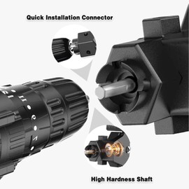 Electric Drill Chainsaw - BCEHACBITI Electric Drill Convert to Chainsaw Attachment Accessory Woodworking Cutting Tool Pruning Chainsaw Power Chain Saws for Tree Trimming Wood (4-inch)