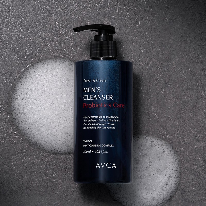 Abka Fresh & Clean Probiotic Care Men's Cleanser with Woody