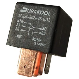 Durakool Automotive Relay, Spst-No, 12Vdc, 80A - DG85C-8021-76-1012