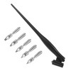 FUNOMOCYA Calligraphy Dip Pen Kit 5 Piece Metal Writing Pen